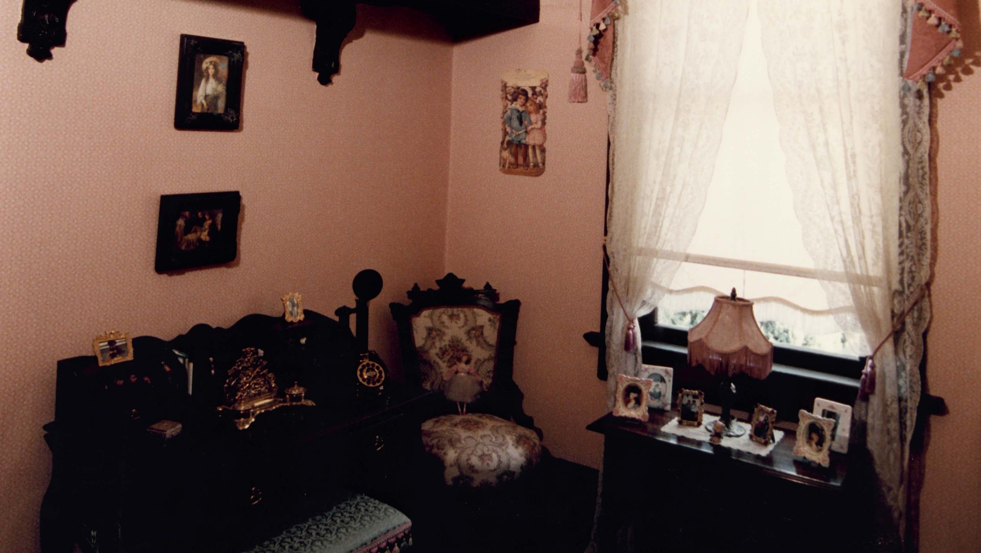 Stained Glass Sitting Room — Oakland, CA — Gaslight Interiors