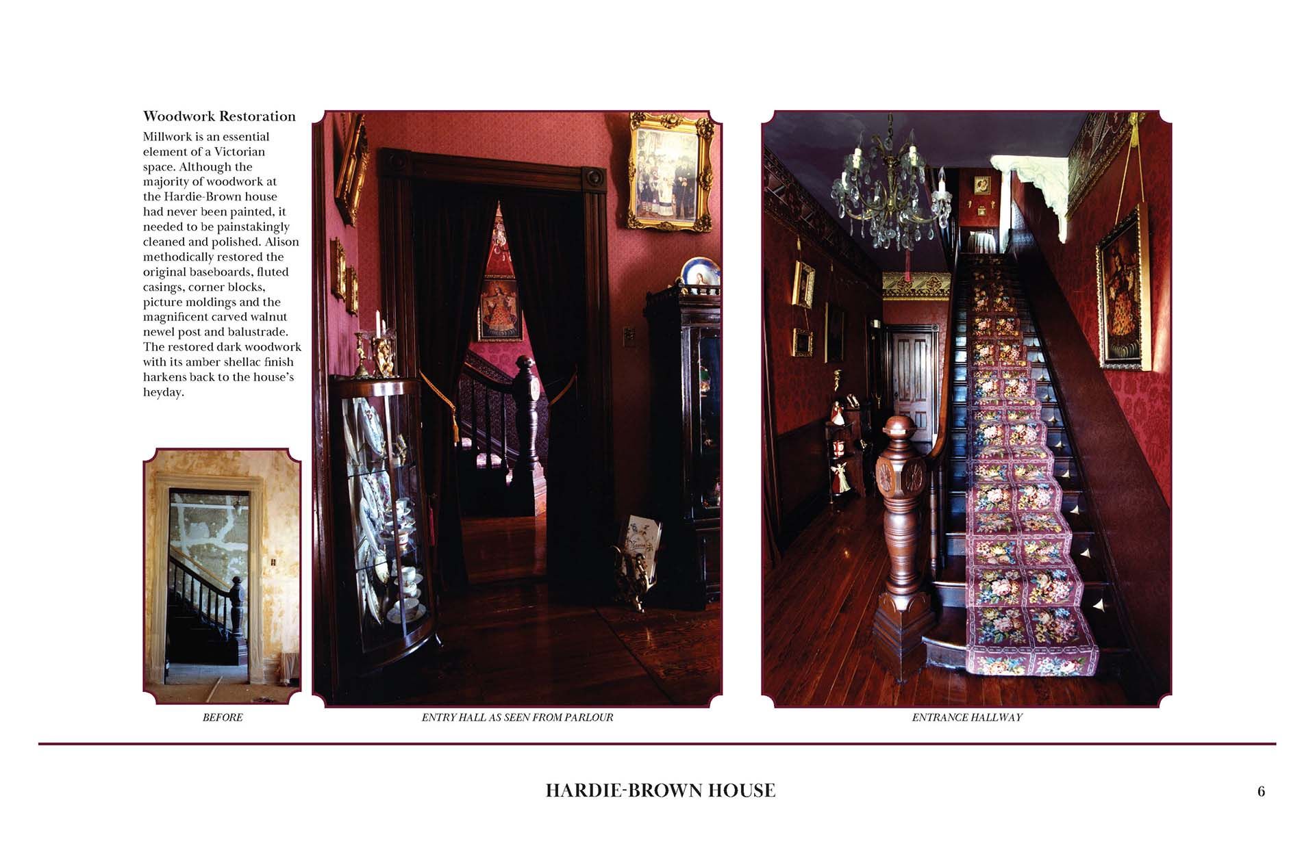 Hardie Brown House Woodwork Restoration — Oakland, CA — Gaslight Interiors