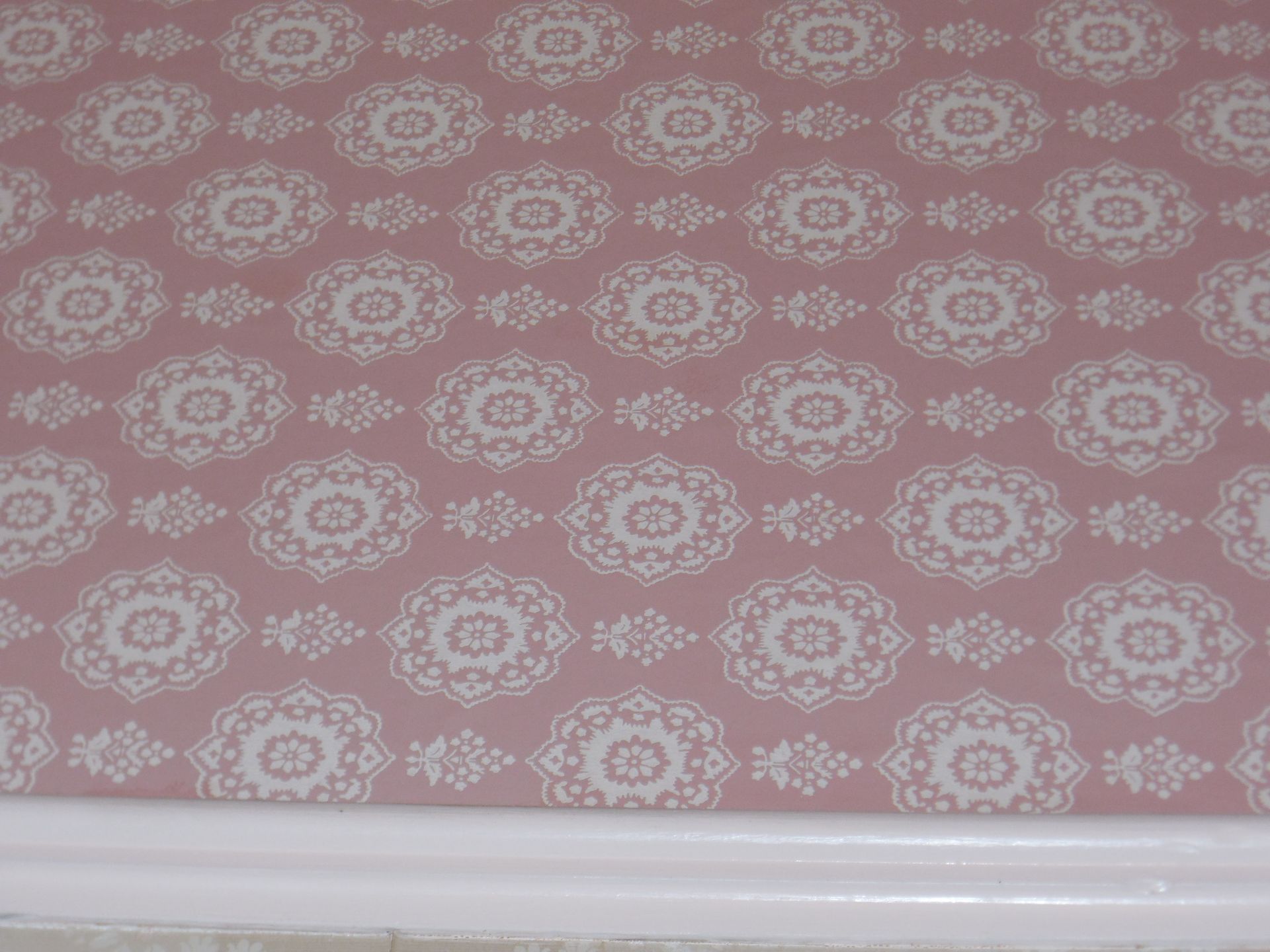 Pink Abstract Wallpaper Design — Oakland, CA — Gaslight Interiors