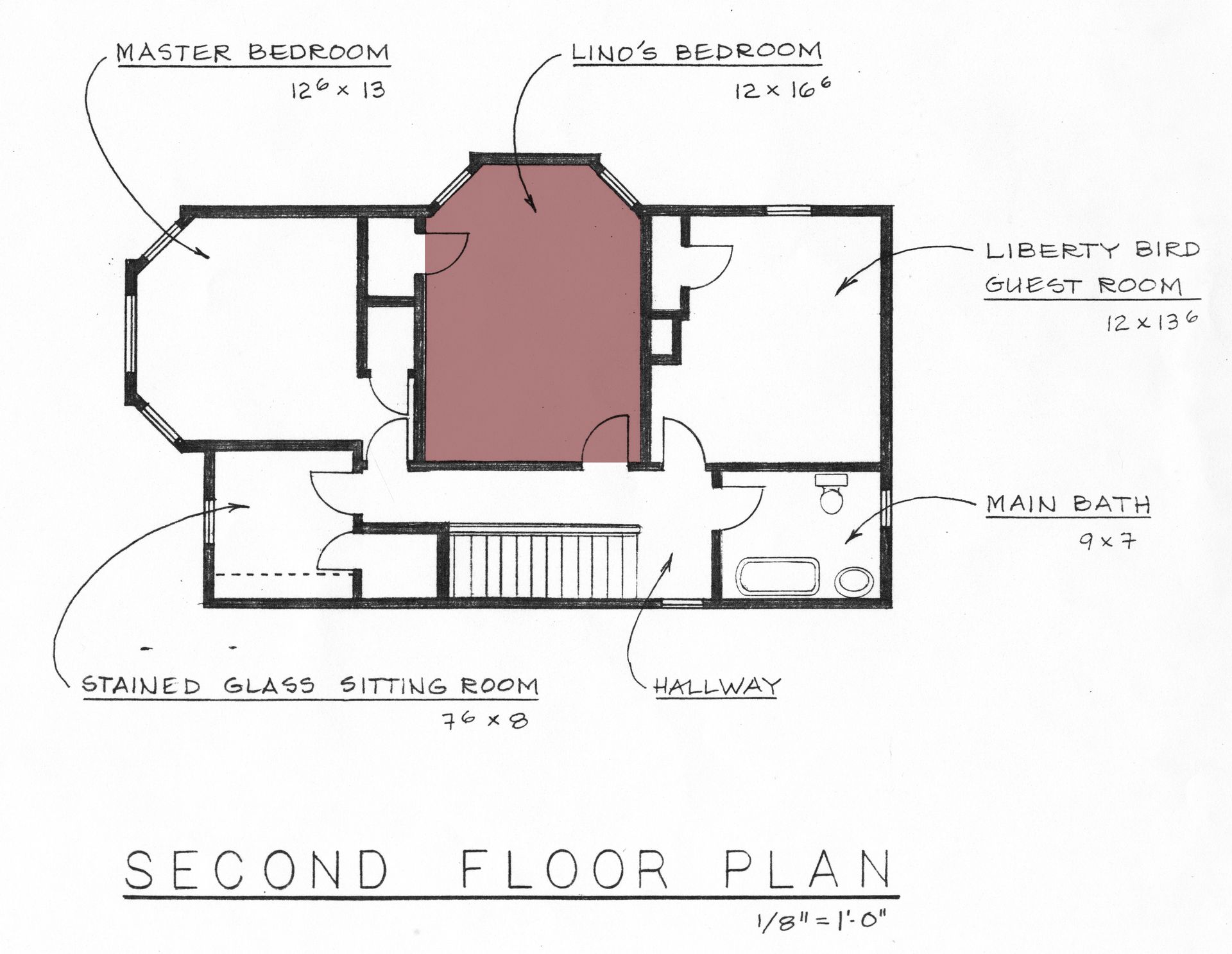 Nursery Area Floor Plan — Oakland, CA — Gaslight Interiors