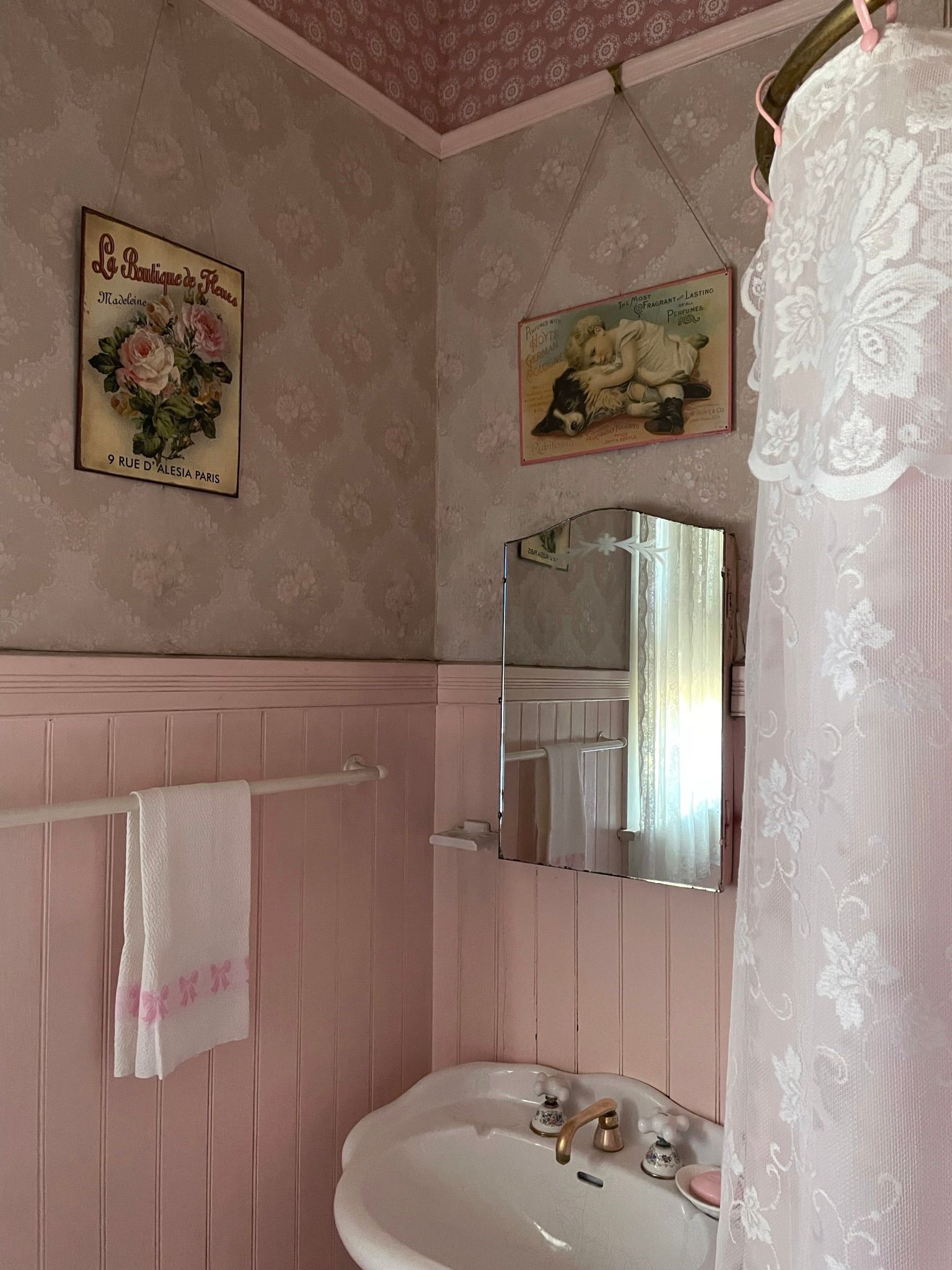 Vintage Frameless Mirror — Oakland, CA — Gaslight Interiors