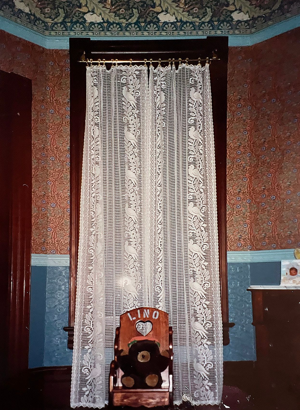 Bird Lace Curtain Design — Oakland, CA — Gaslight Interiors