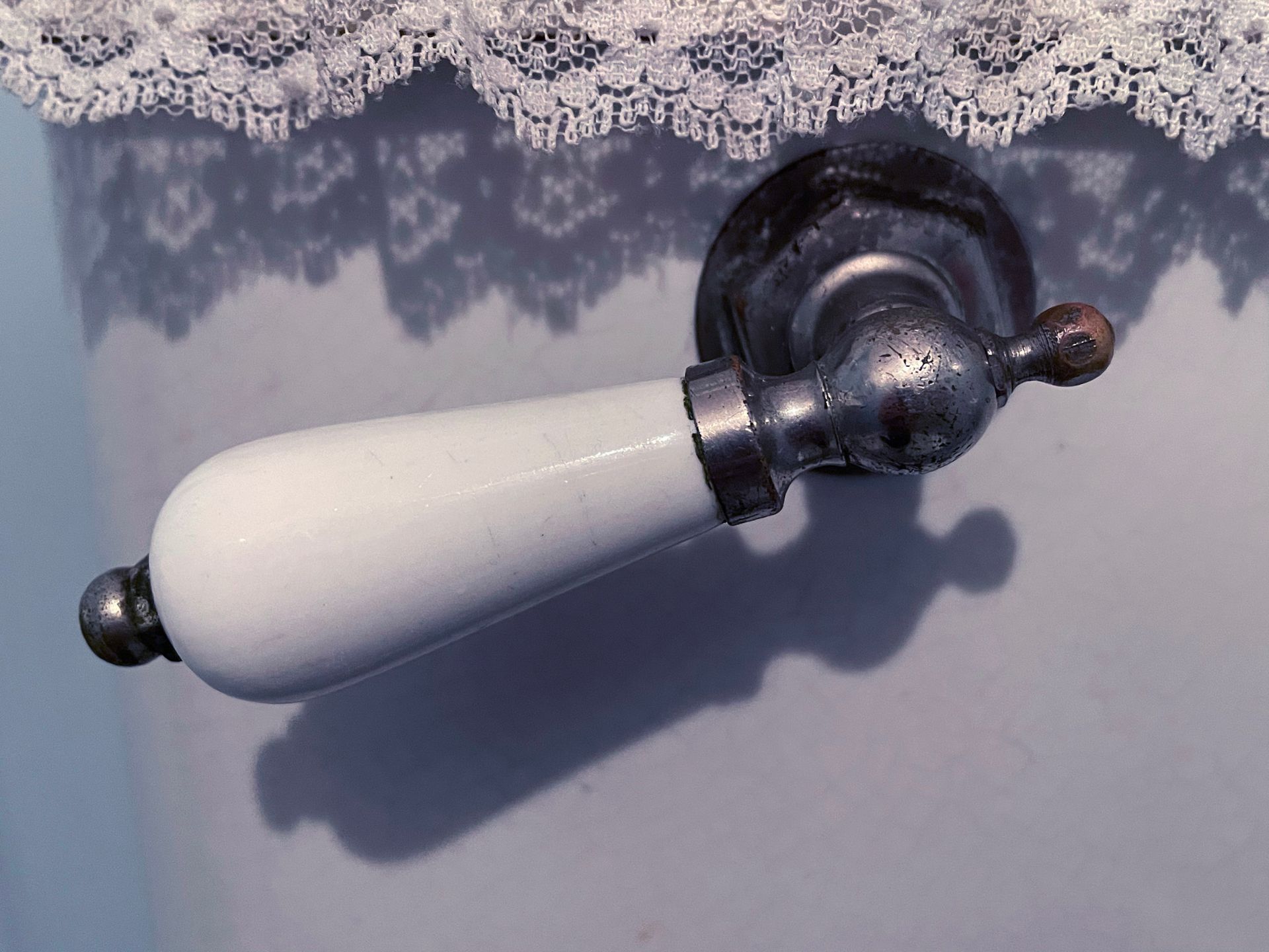 Ceramic Cistern Lever — Oakland, CA — Gaslight Interiors