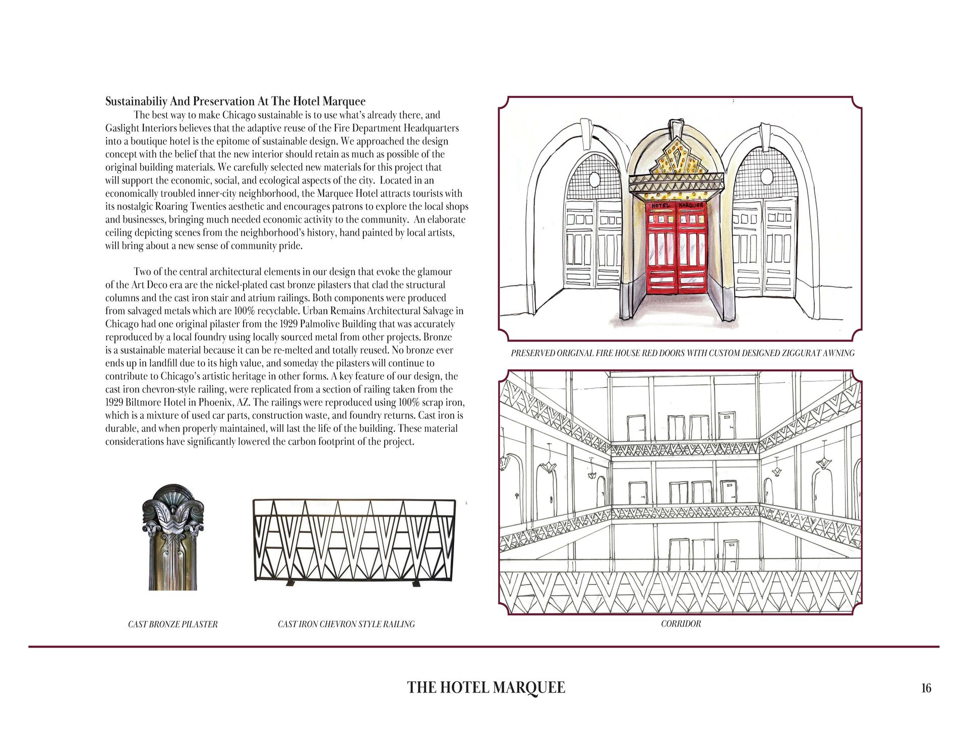 The Hotel Marquee Sustainability — Oakland, CA — Gaslight Interiors