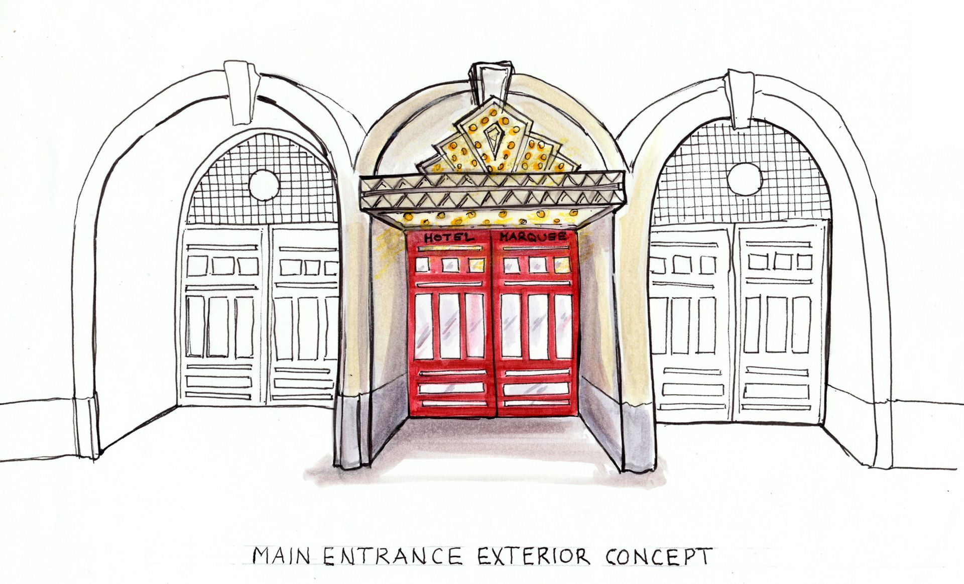 Fire House Red Doors — Oakland, CA — Gaslight Interiors