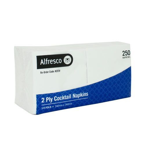 A Box of Alfresco 2 Ply Cocktail Napkins — Dunckers in Nambour, QLD