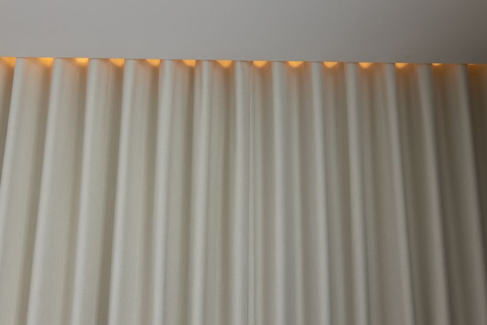 Cream-coloured Blockout Curtain — Elite Window Furnishings In Fyshwick, ACT
