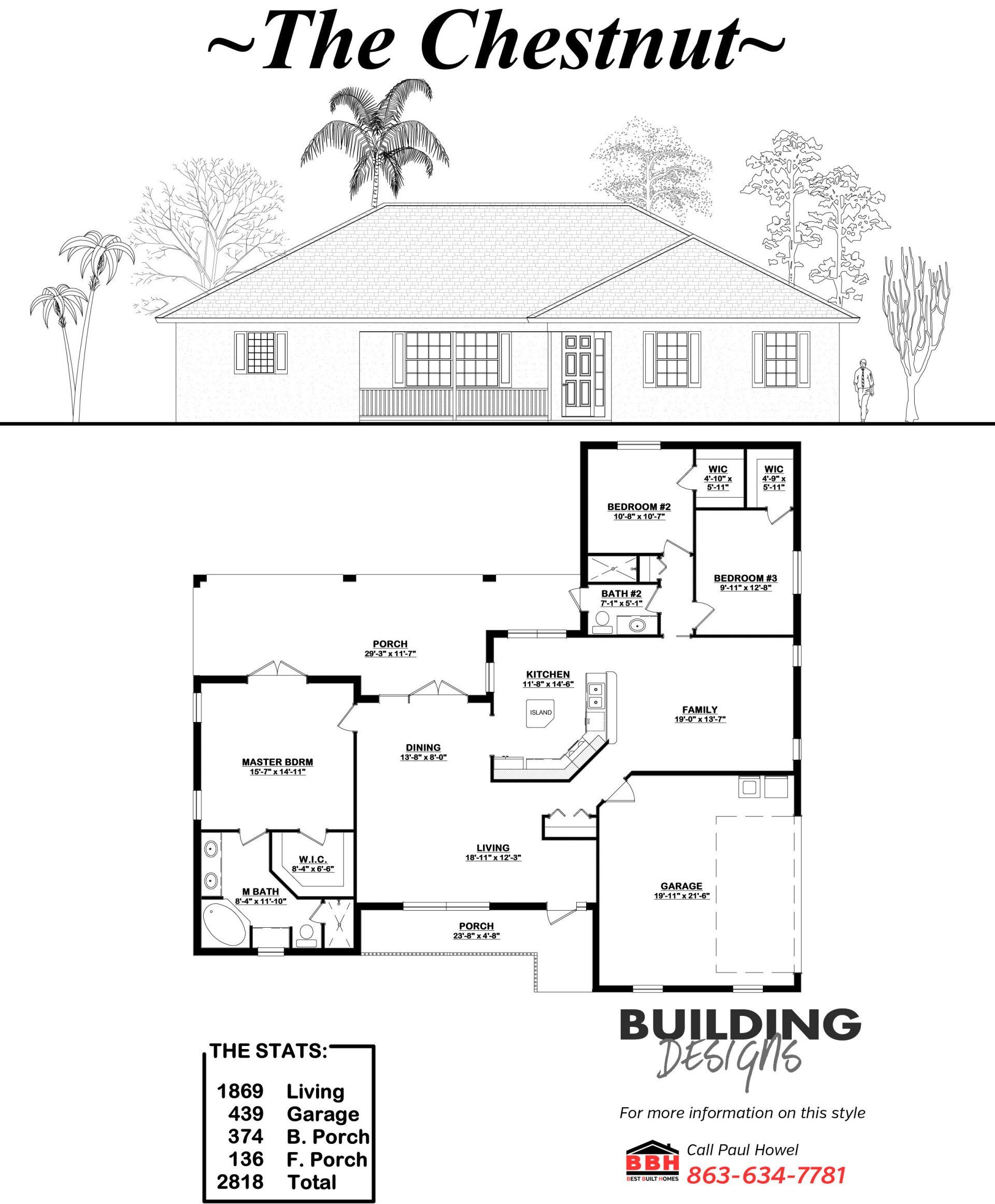 The Chestnut — Okeechobee, FL — Best Built Homes