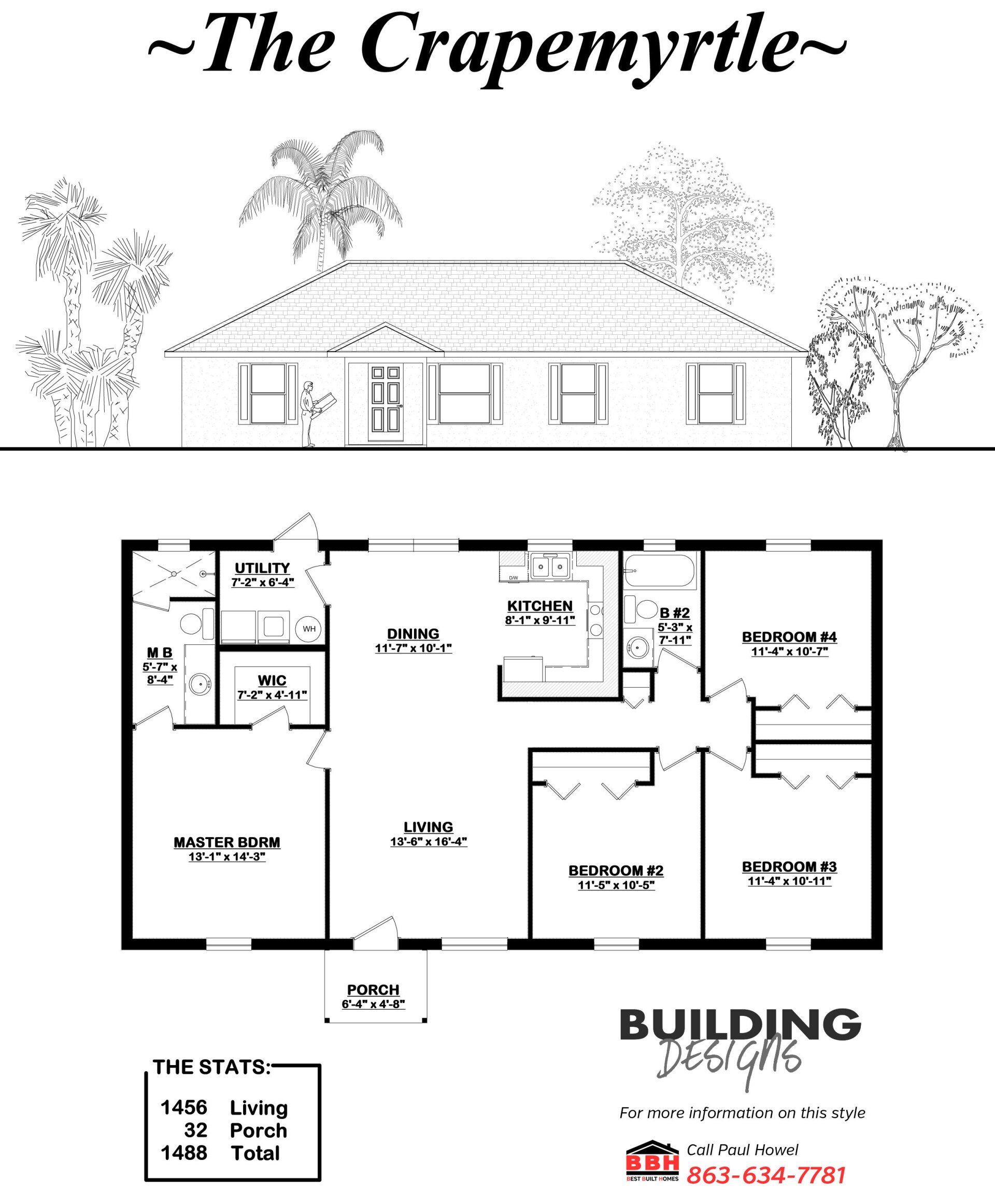 THe Crapemyrtle — Okeechobee, FL — Best Built Homes