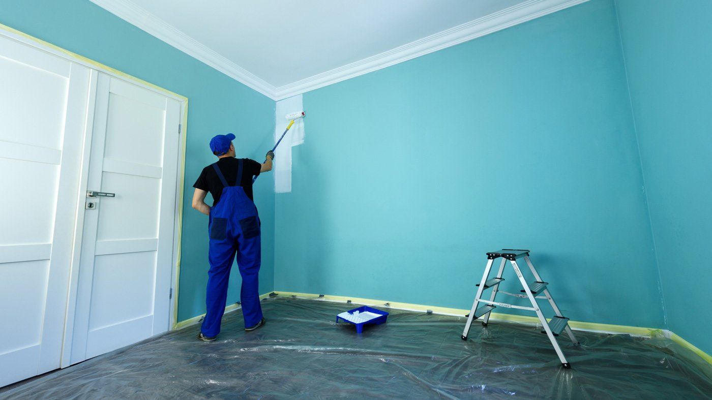 Man Painting Room Interior — Rock Hall, ML — RB Kessinger Painting
