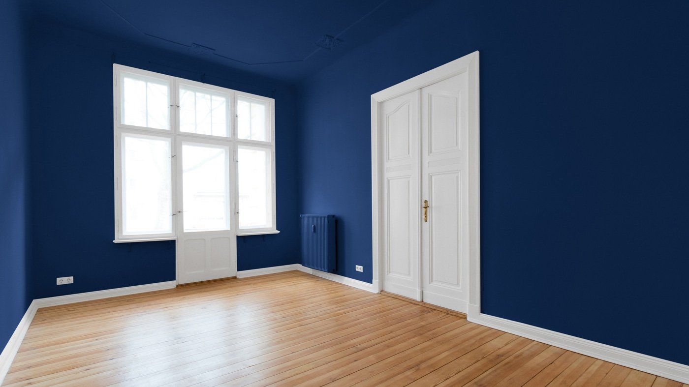 Room Wall Painted With Blue — Rock Hall, ML — RB Kessinger Painting