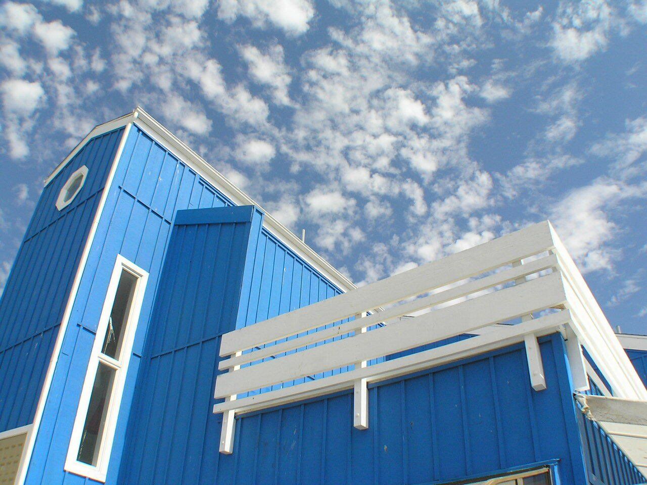 Blue Painted Building — Rock Hall, ML — RB Kessinger Painting