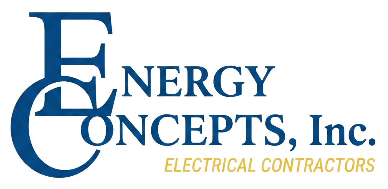 Logo for Energy Concepts, Inc. features a blue and gold diamond.