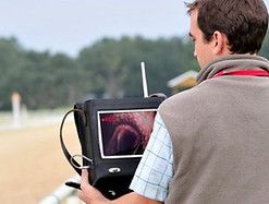 Endoscope, Fethard Equine Hospital, On Board Scope, wind op