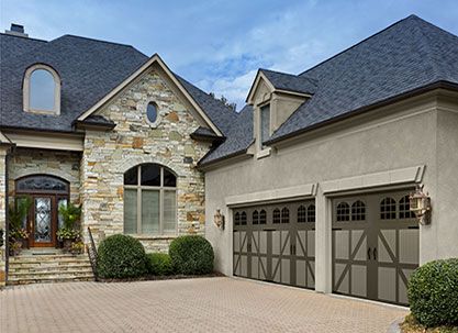 Large Mansion with Garage Door — Haverstraw, NY — Delco Overhead Door Co