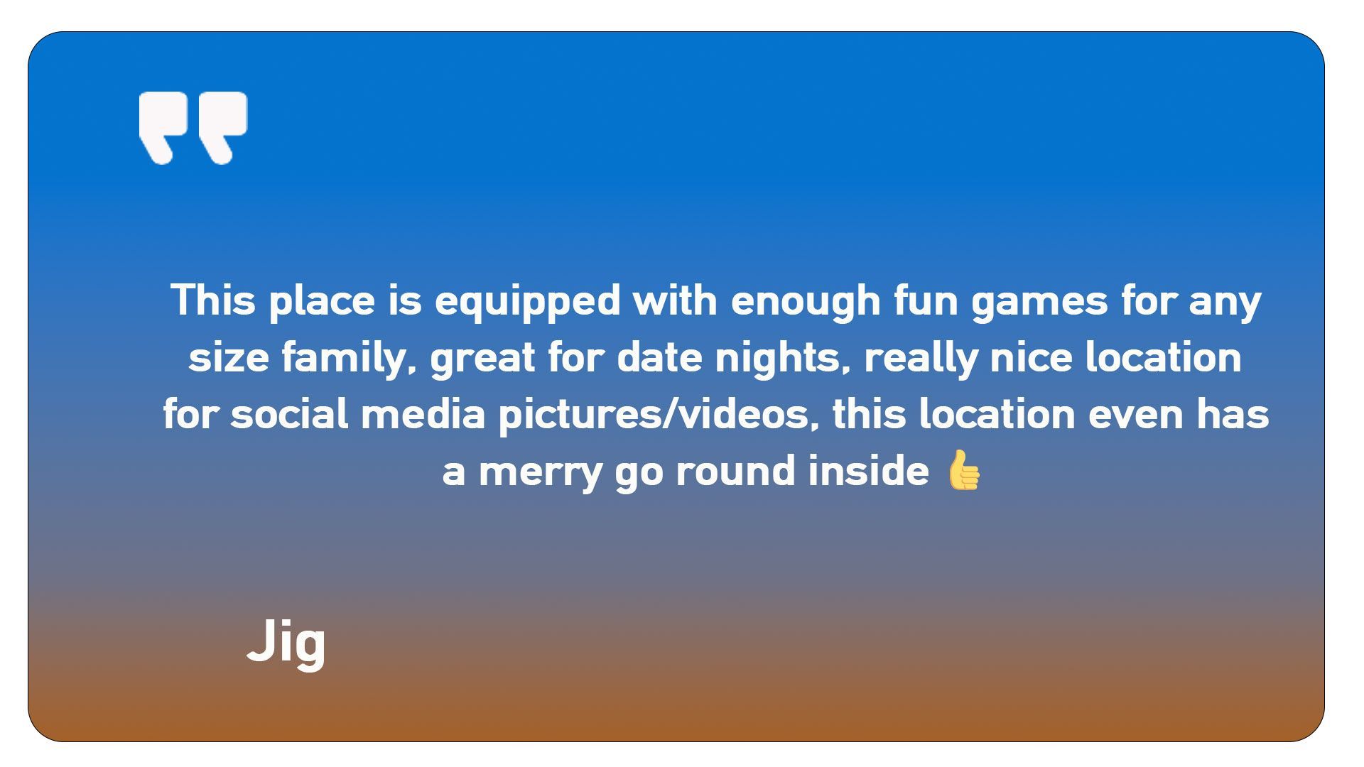 This place is equipped with enough fun games for any size family