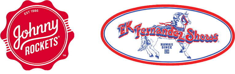 Two logos for johnny rockets and kentucky shoes