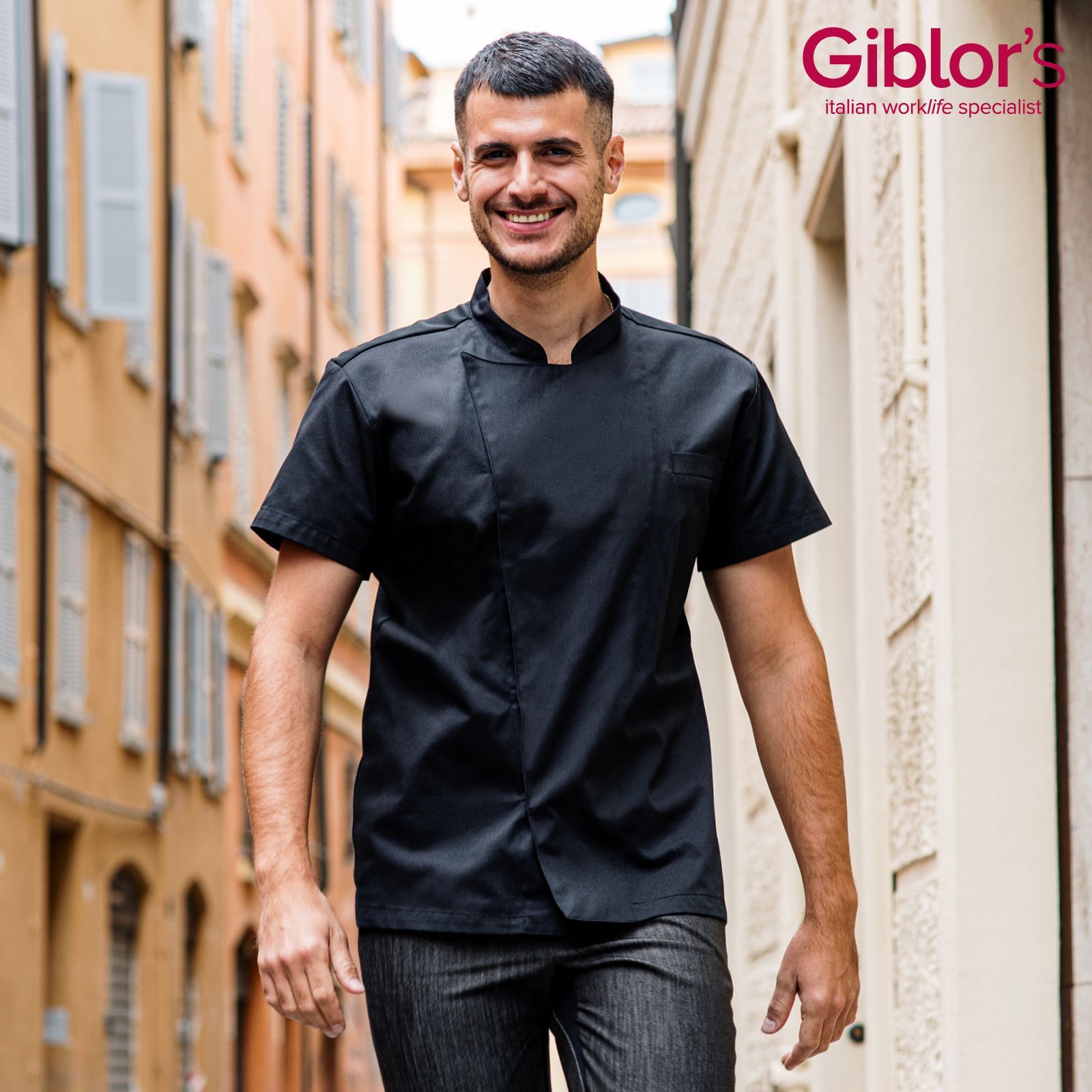 Giacca cuoco manica corta