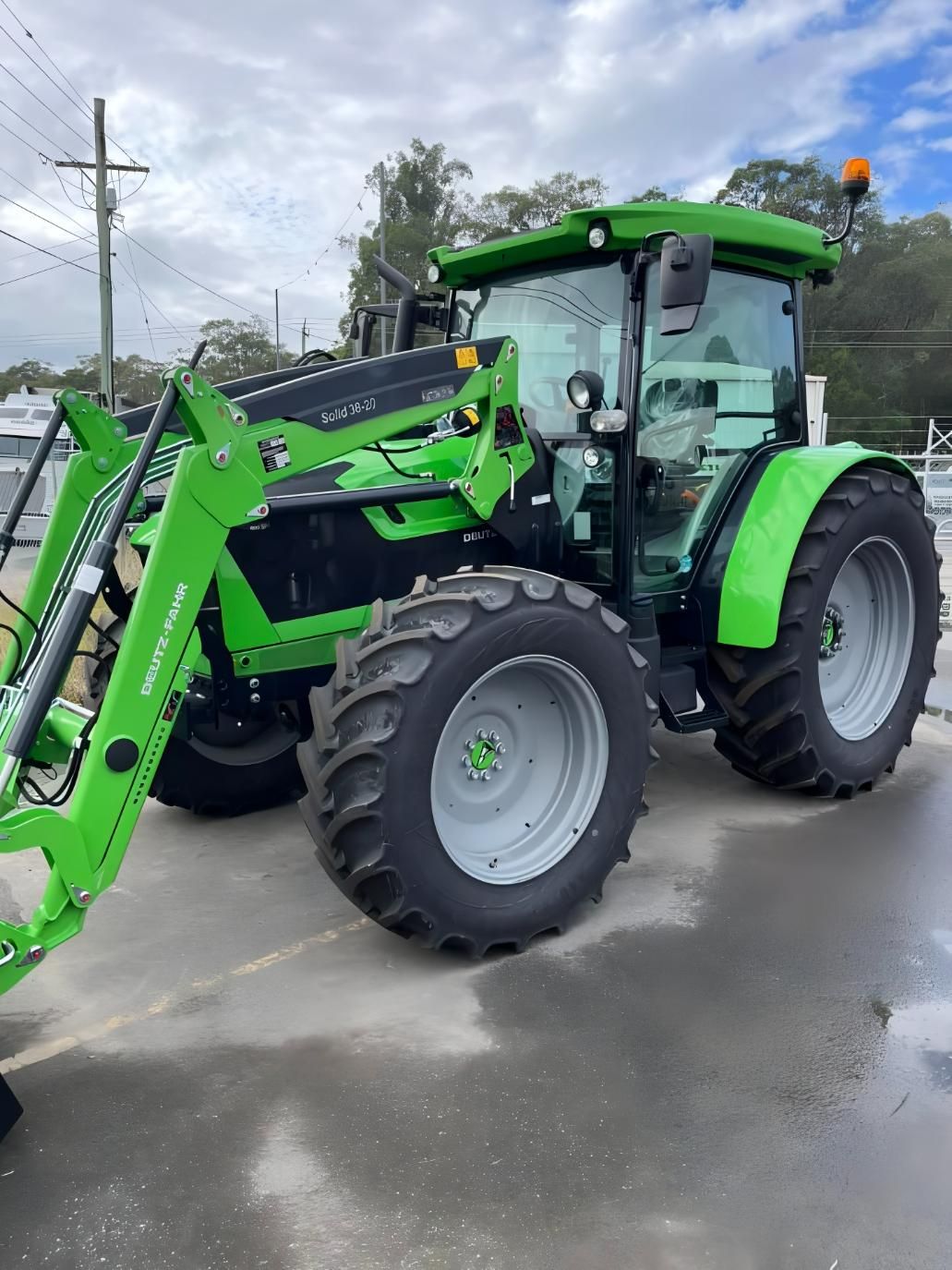 Tractor With a Front Loader
