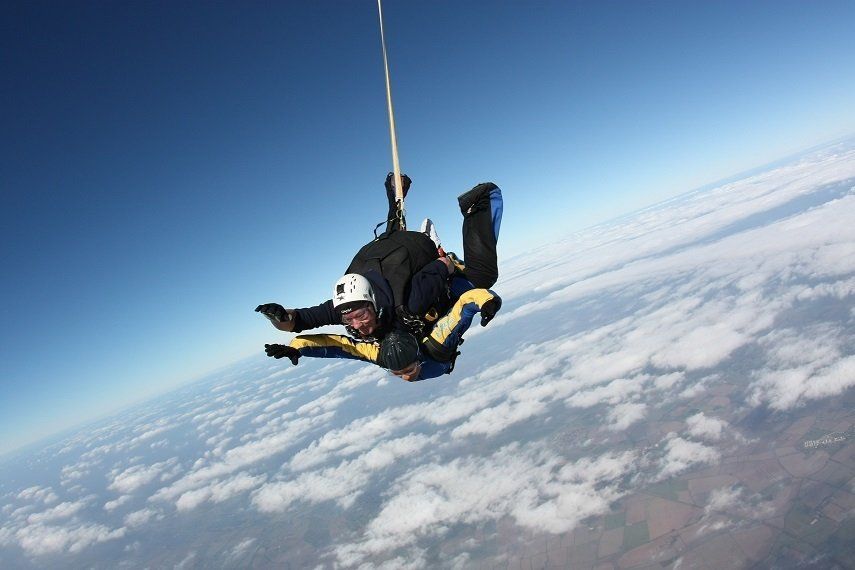 Brave Barker Ross employee skydive to raise money for Charity