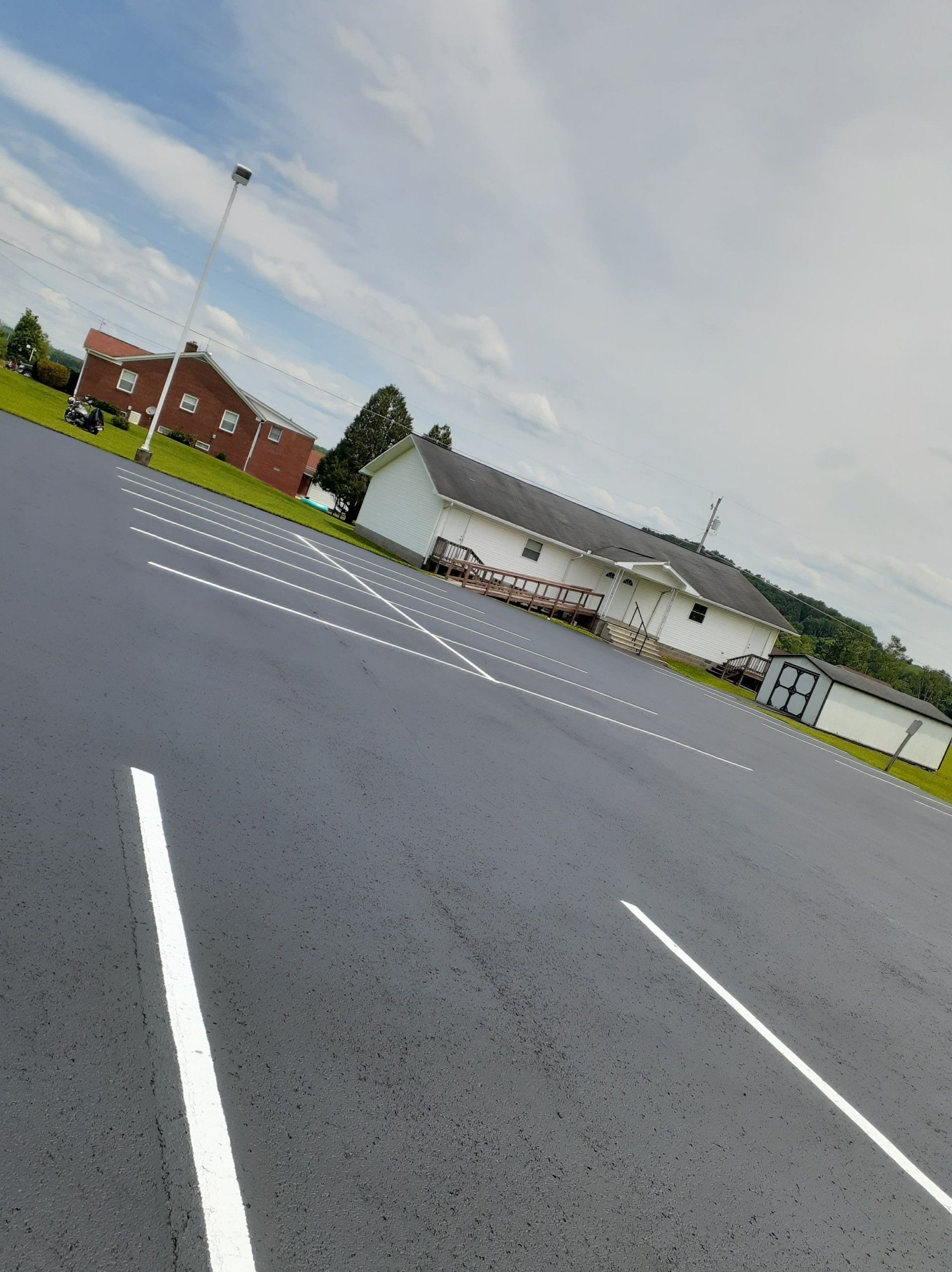 pmp parking lot striping & sealcoating
