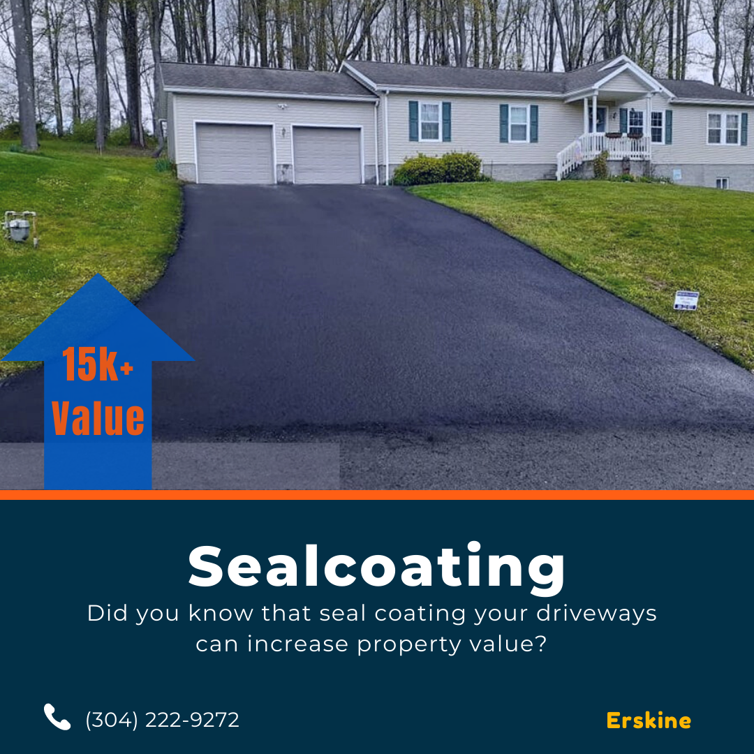 sealcoating your driveway can increase your property value