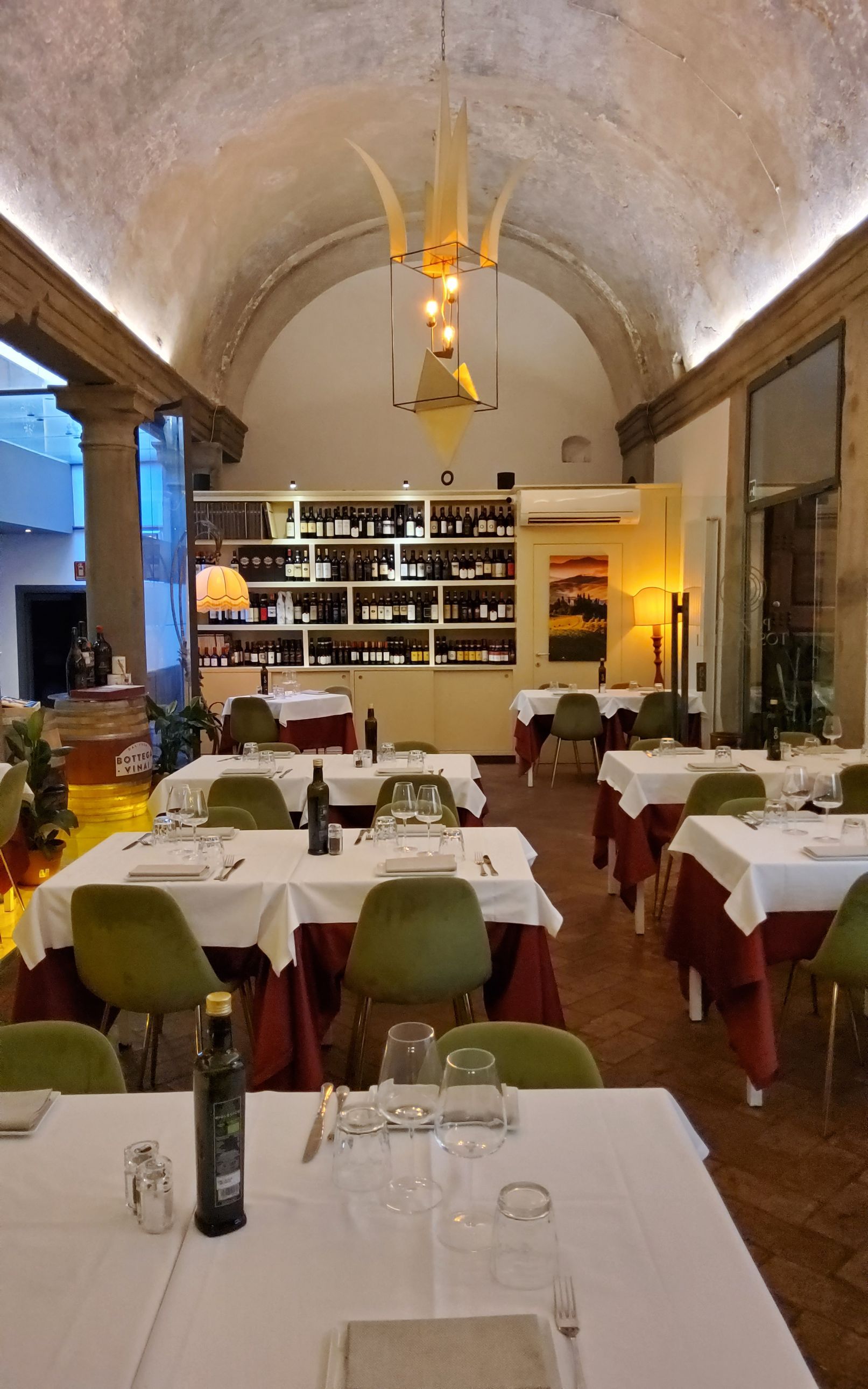 Sala interna del ristorante