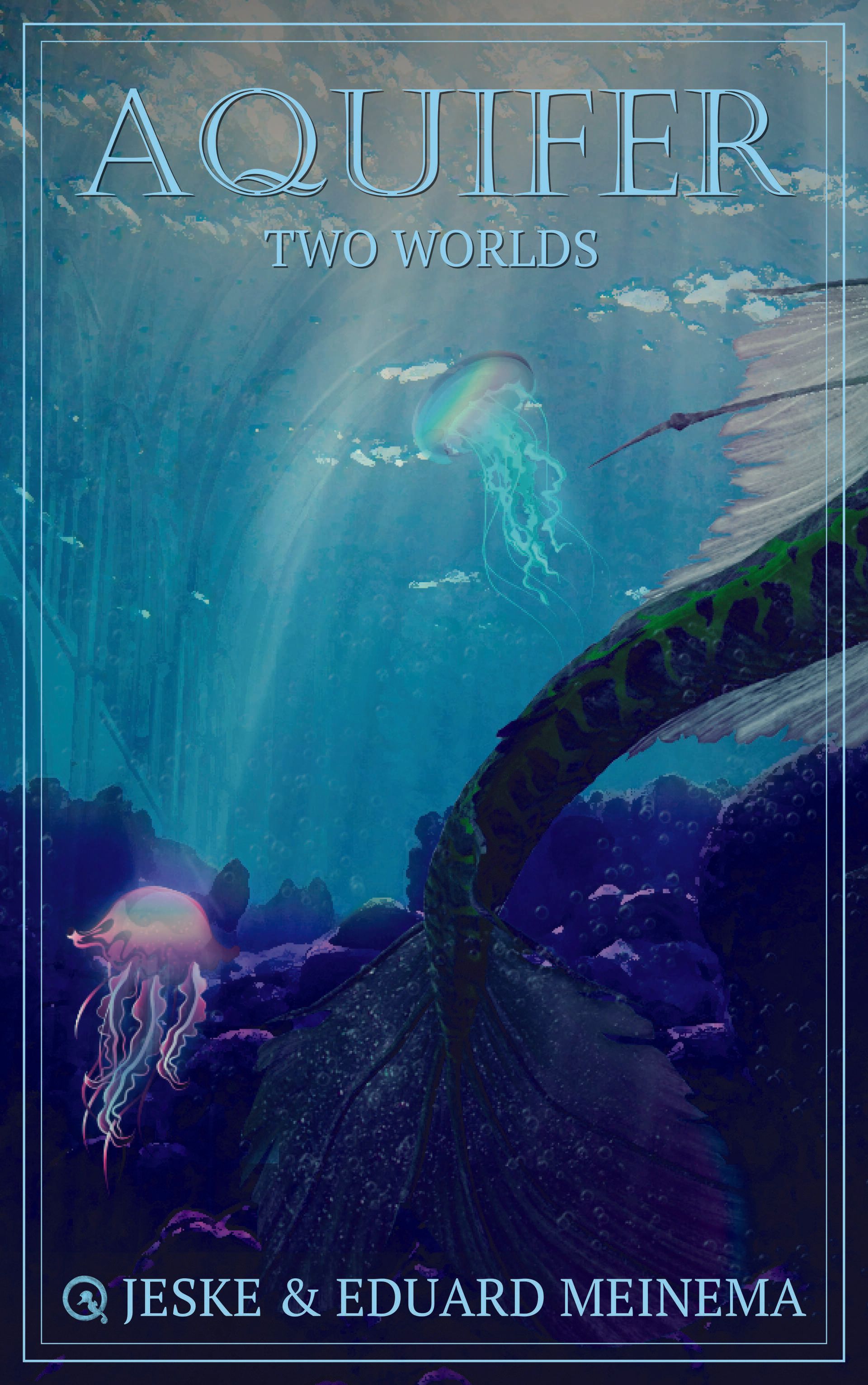 Two Worlds, Aquifer Book # 1, Urban Fantasy series about the mermaid like creatures, known as Aquiferians