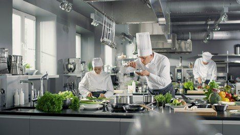 Food equipment repair — Famous Chef Works in a Big Restaurant Kitchen in H ST Van Buren AR 72956 USA