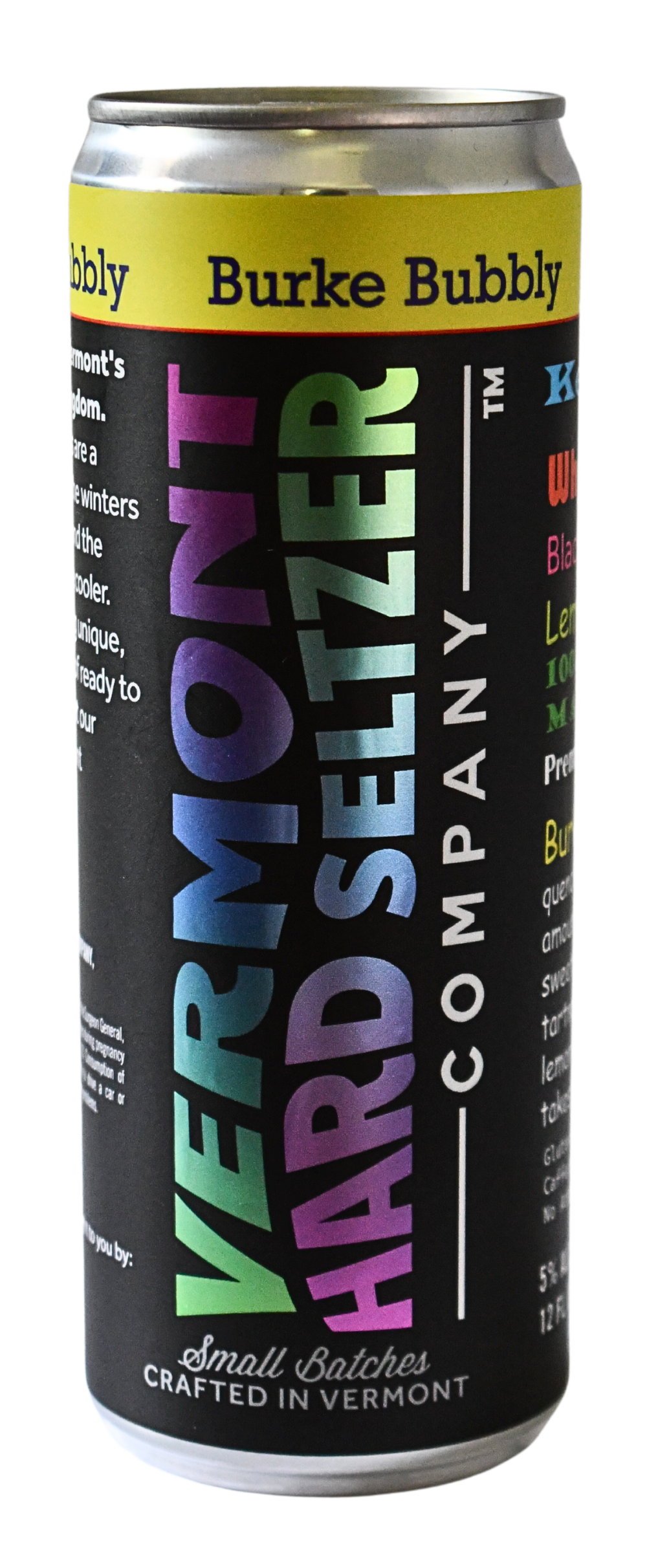 Burke Bubbly Hard Seltzer by Vermont Hard Seltzer Company