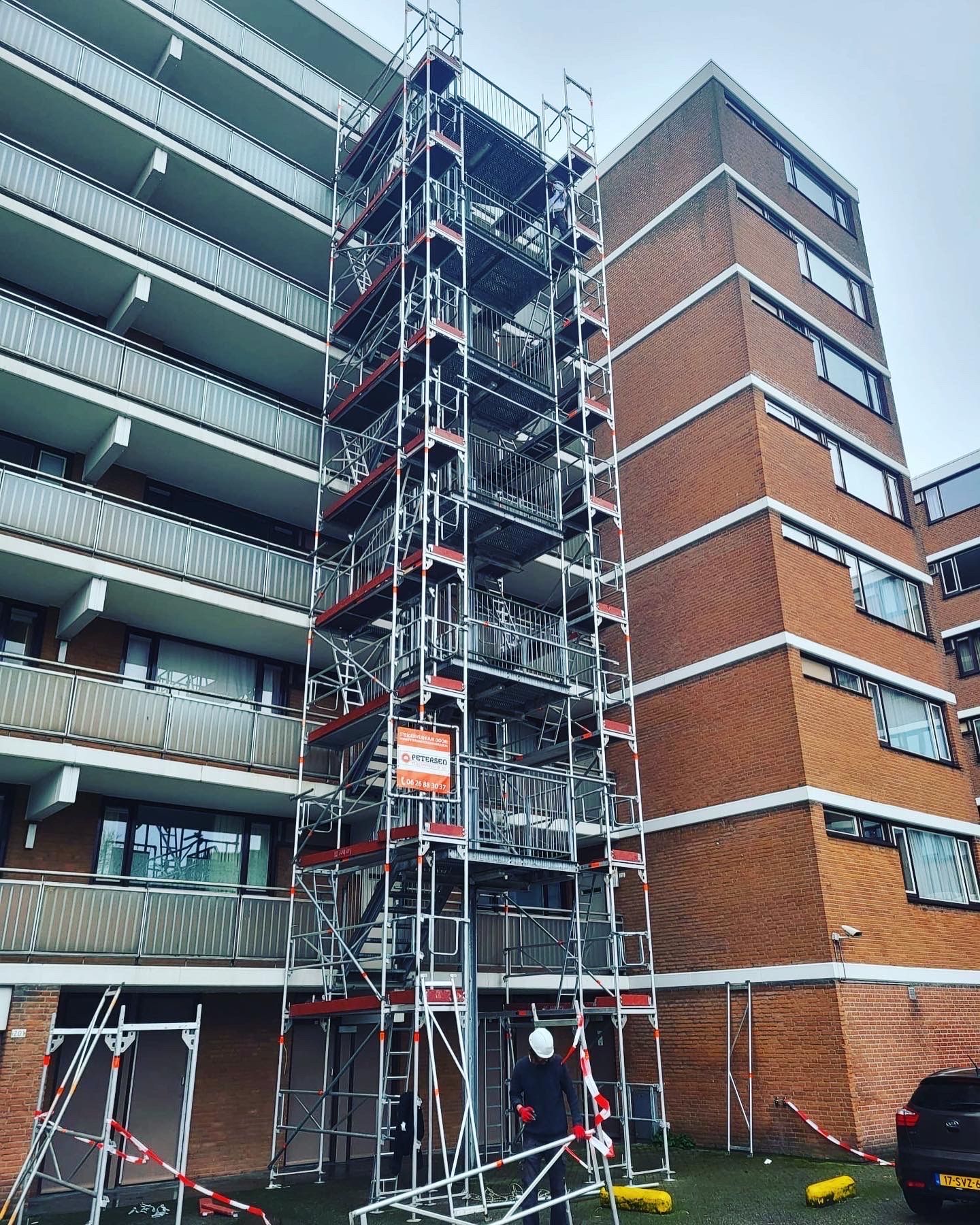 Hoelang duurt steiger opbouwen? 