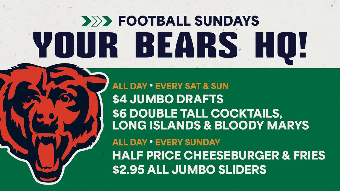 Football specials at Finn McCools in Schaumburg