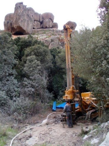 macchinario per la ricerca dell'acqua