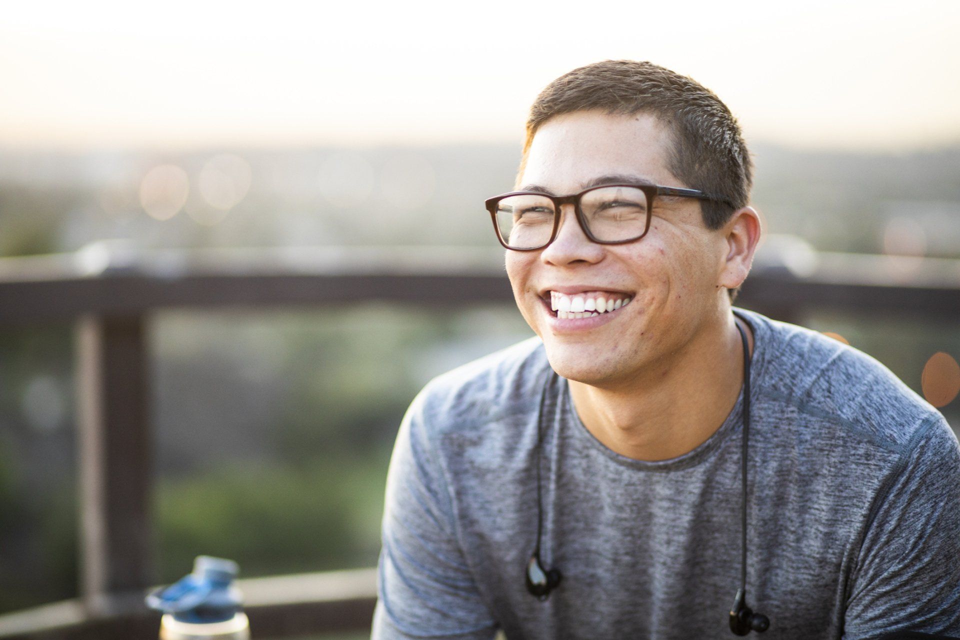 Smiling Asian Man - Appalachian Oral & Maxillofacial Surgery