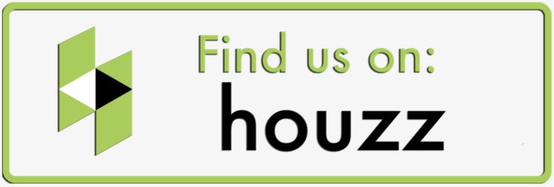 A white rectangular badge with a thin green border. It features a green geometric logo and the text 