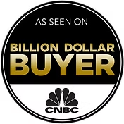 A circular logo featuring the text 