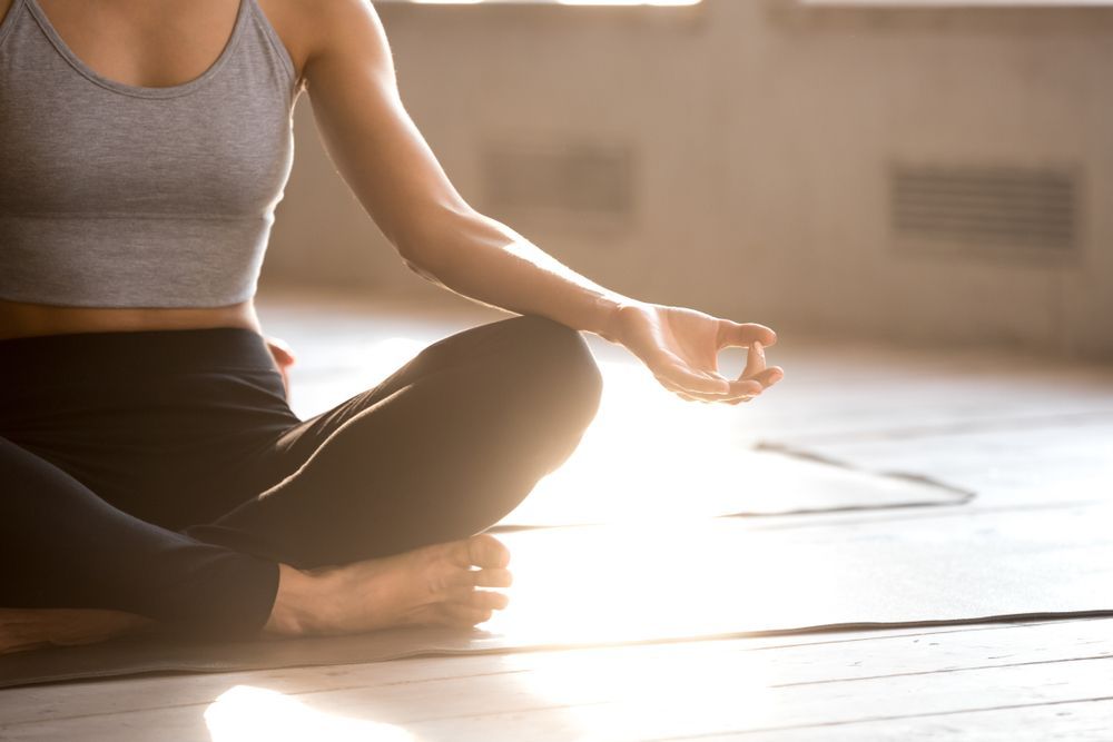 Woman Practicing Yoga