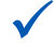 blue check