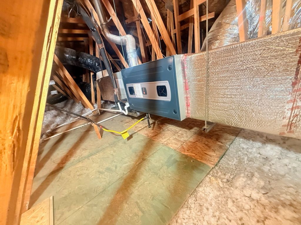 After ductwork replacement by Preciado Air Conditioning in Palmdale