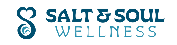 Logo for Salt & Soul Wellness: teal 