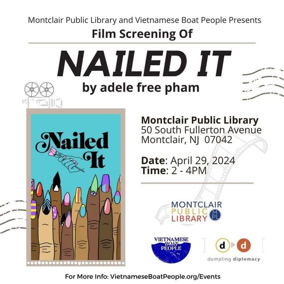 A poster for a film screening of nailed it