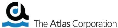 Atlas Corporation logo with a black 