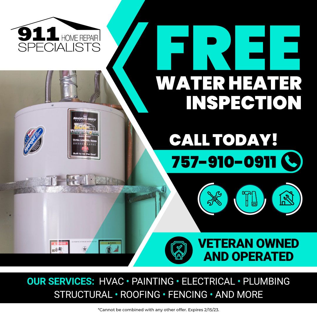 water heater inspection