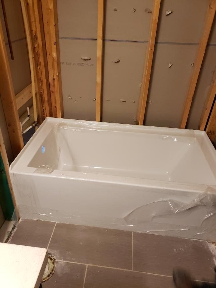 tub installation