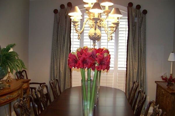 Dining Room Drapes and Window Blinds — Window Treatments in Destin, FL