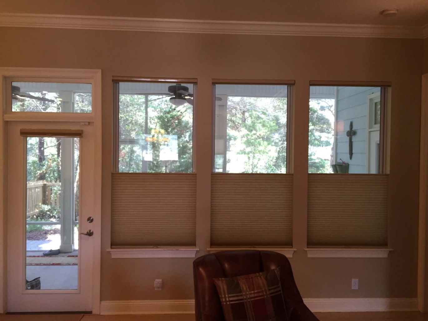 Blinds on the Lower Part of the Window — Window Treatments Showroom in Destin, FL