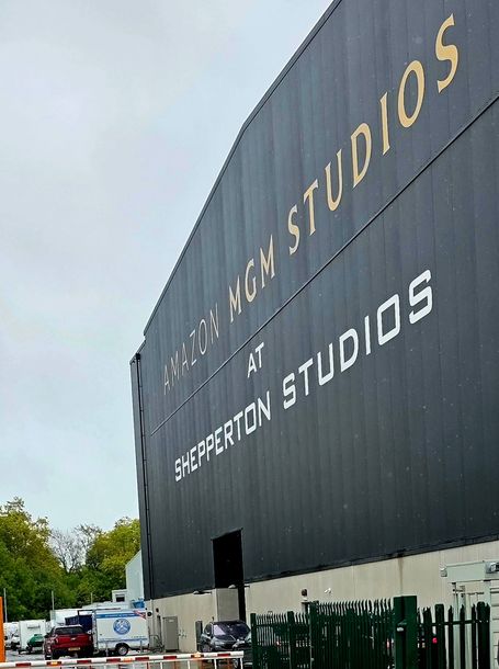Refrigerated trailer inside Shepperton Studios South