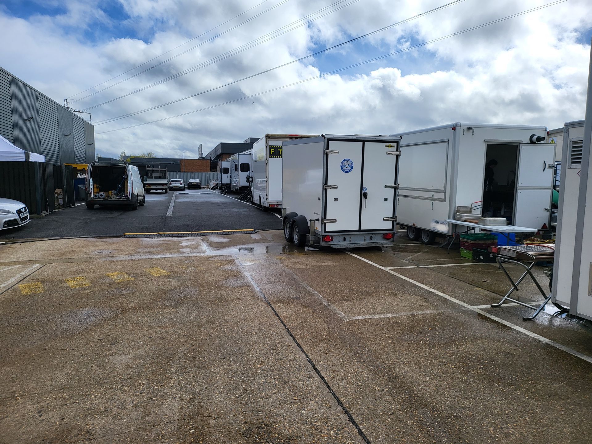 refrigerated trailer at Amazon Studios