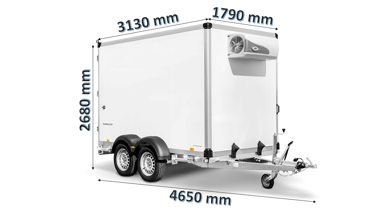 freezer trailer internal size