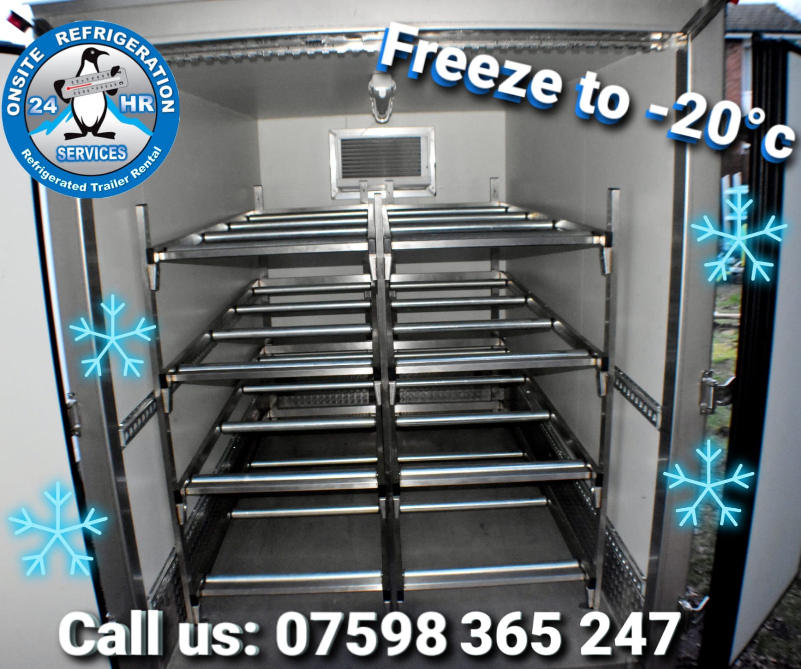 mortuary trailer inside